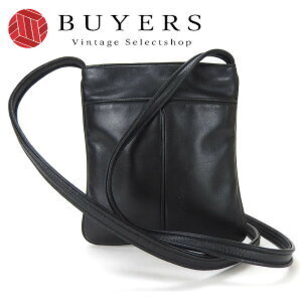 LOEWE Shoulder Bag crossbody leather black chic